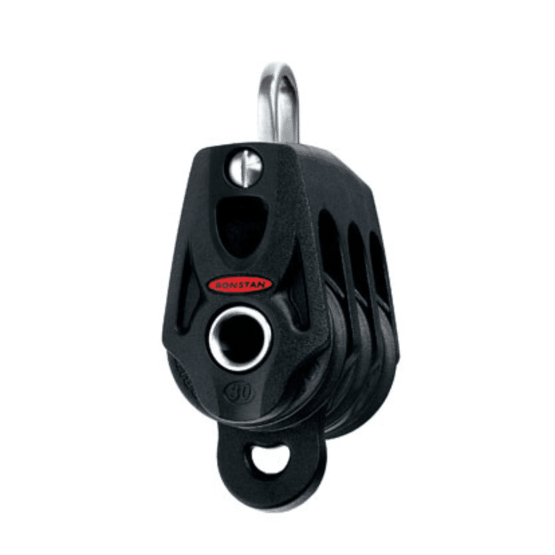 Ronstan Series 20 Triple Block - Ball Bearing, 550 Lbs SWL, For Dinghy Control Lines