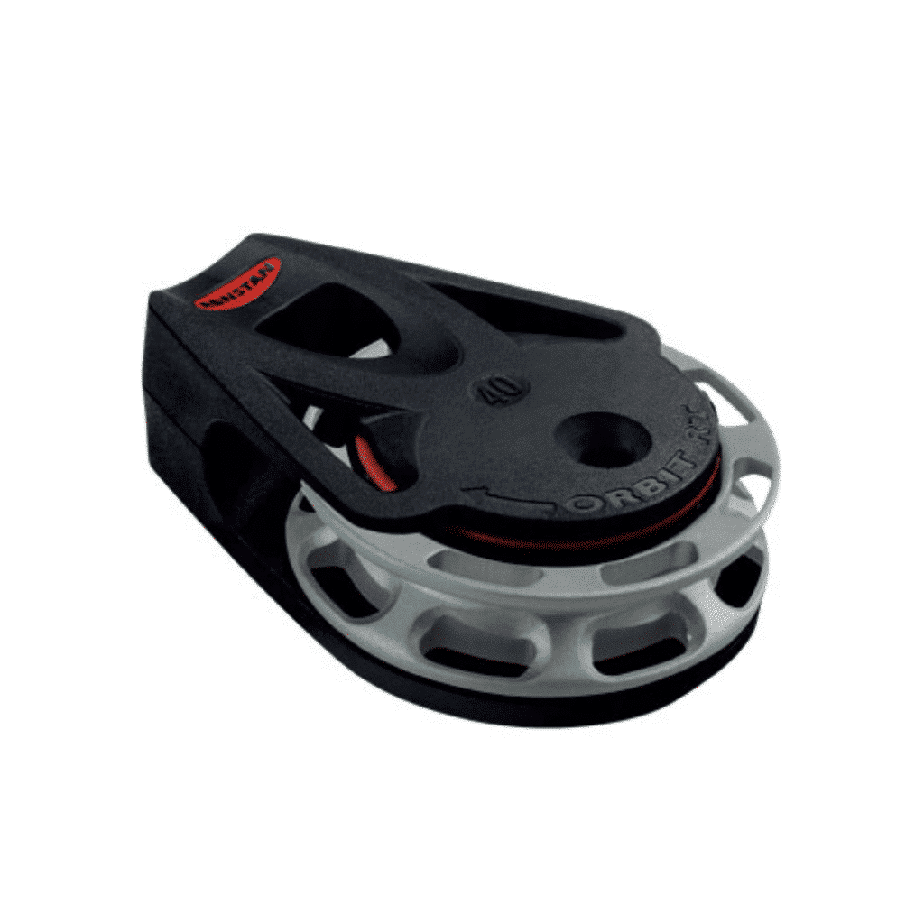Ronstan 56100 Blocco Orbitale S55 Con Cricchetto - Manuale O Automatico, Testa Fissa E Snodabile, Nero, Taglia S - 3